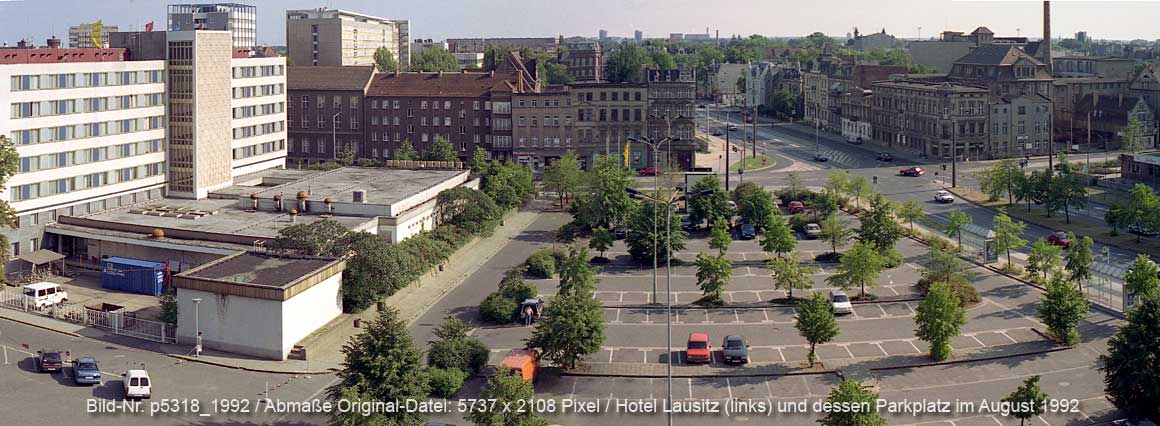 Bau der Spreegalerie Cottbus