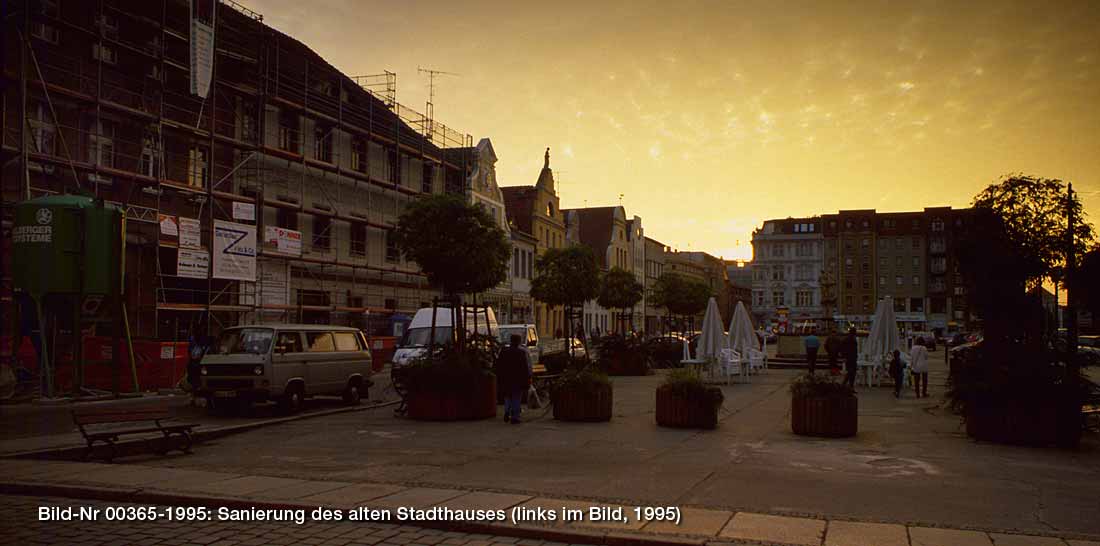 Sanierubg des alten Stadhauses, Herbst 1995