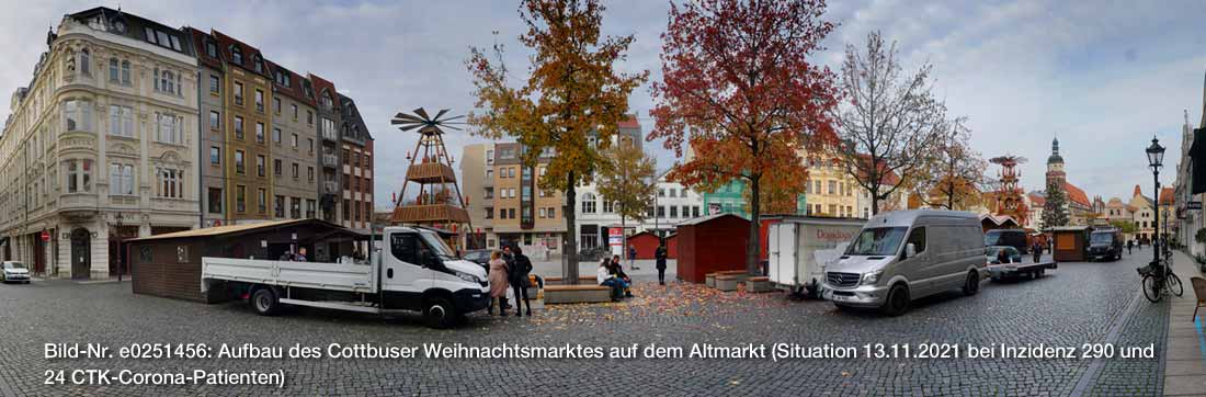 Aufbau Weihnachtsmarkt, 13.11.2021