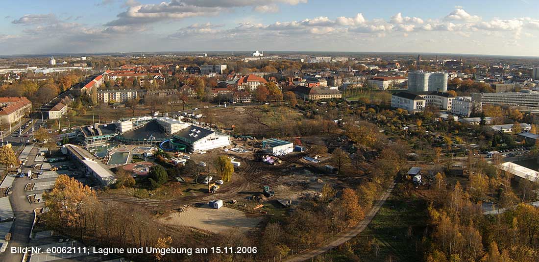 Bau der Lagune in Cottbus (15.11.2006)