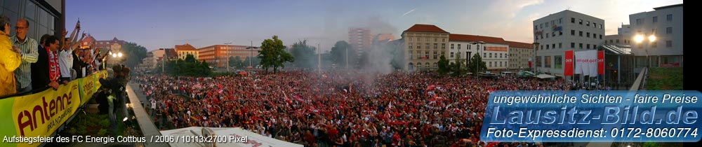 Aufstiegsfeier FC Energie